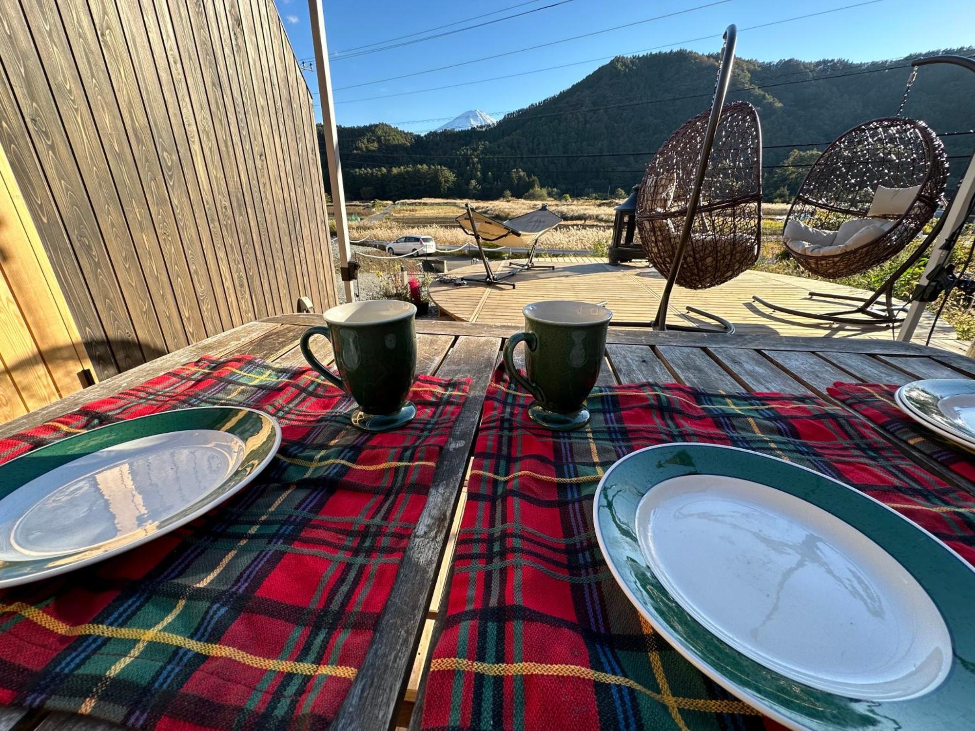 Hotel Fuji Dome Glamping Fujikawaguchiko Exterior foto