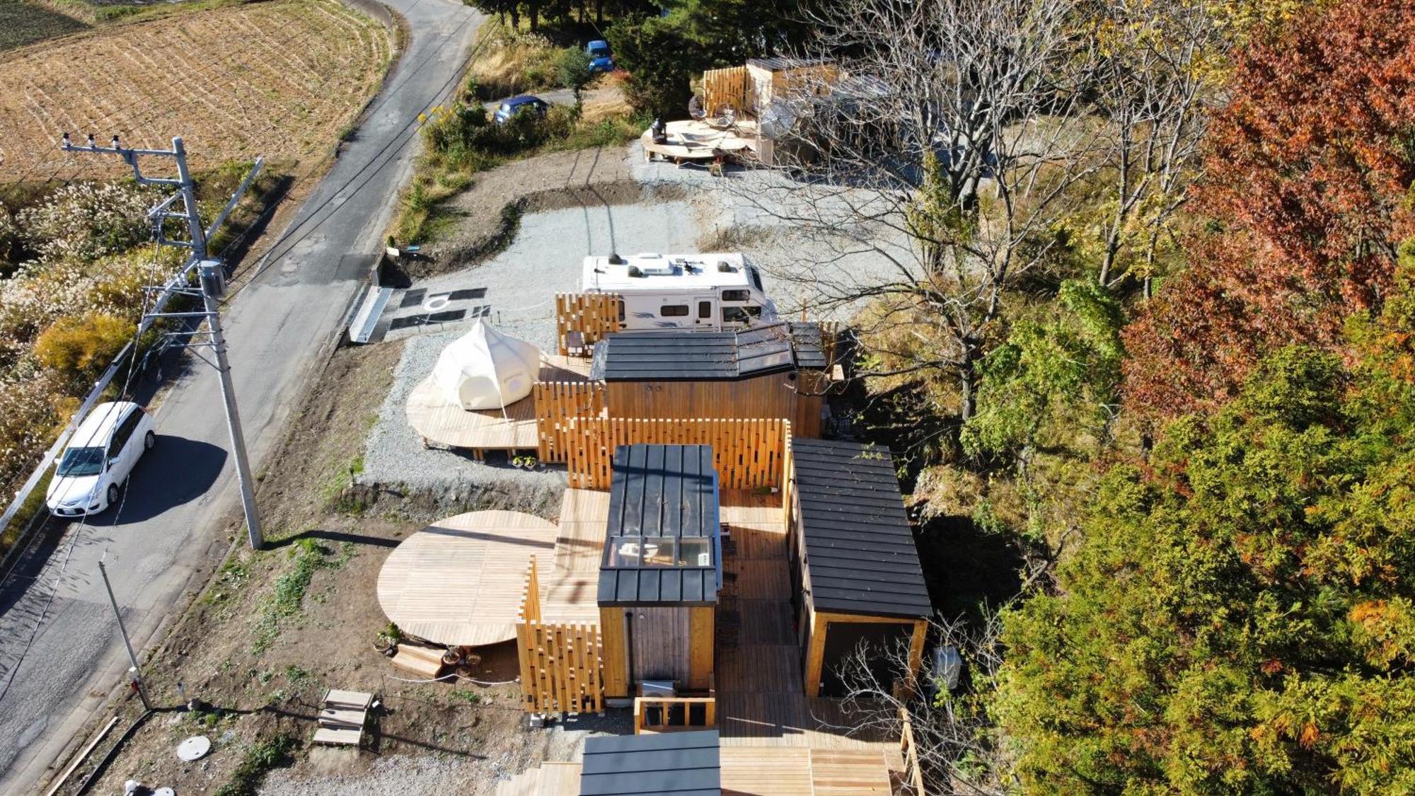 Hotel Fuji Dome Glamping Fujikawaguchiko Exterior foto